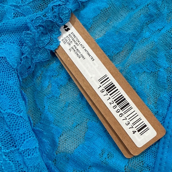 SKIMS STRETCH LACE INTIMATES BOYSHORT in Mykonos NEW - Picture 6 of 9